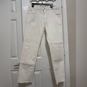Armani Exchange Slim Cotton Jeans in White Color , (Size 32R).